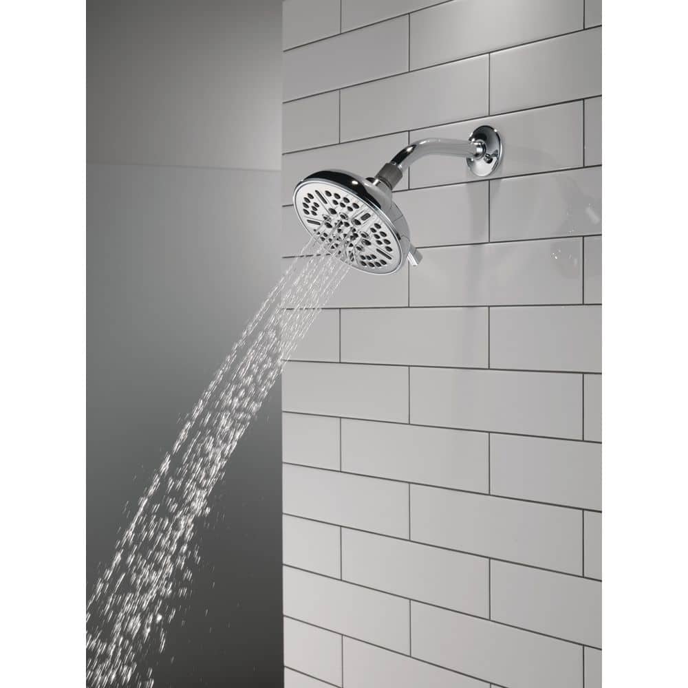 Chrome Multi-Head Adjustable Wall Mounted Shower Head