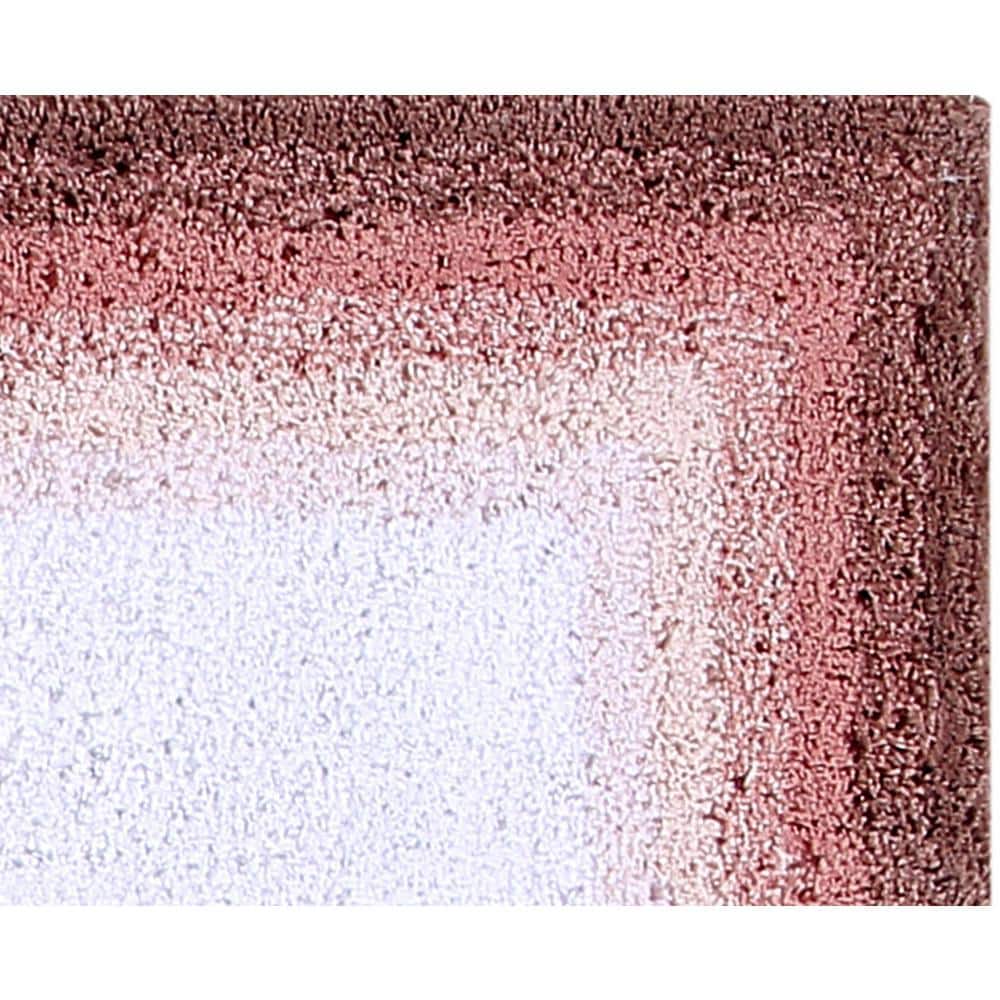 Rose Ombre Cotton Tufted Bath Rug Set, 2 Pieces