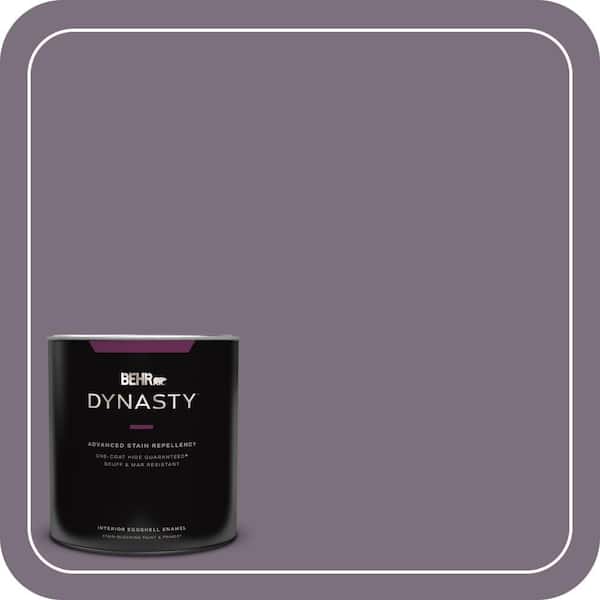 BEHR DYNASTY 1 qt. #PPU17-17 Plum Shadow Eggshell Enamel Interior Stain-Blocking Paint & Primer