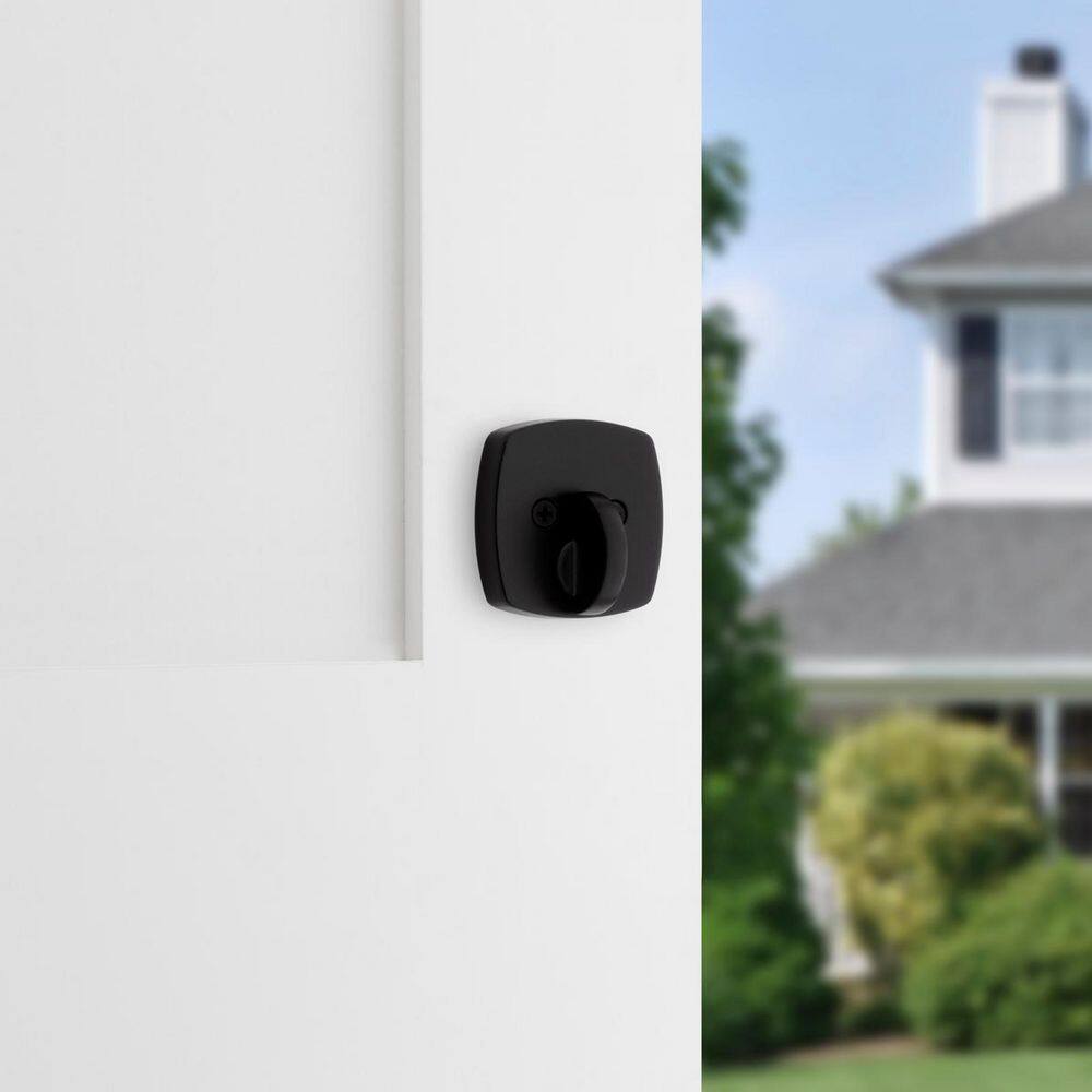 Matte Black Universal Single Cylinder Deadbolt Lock