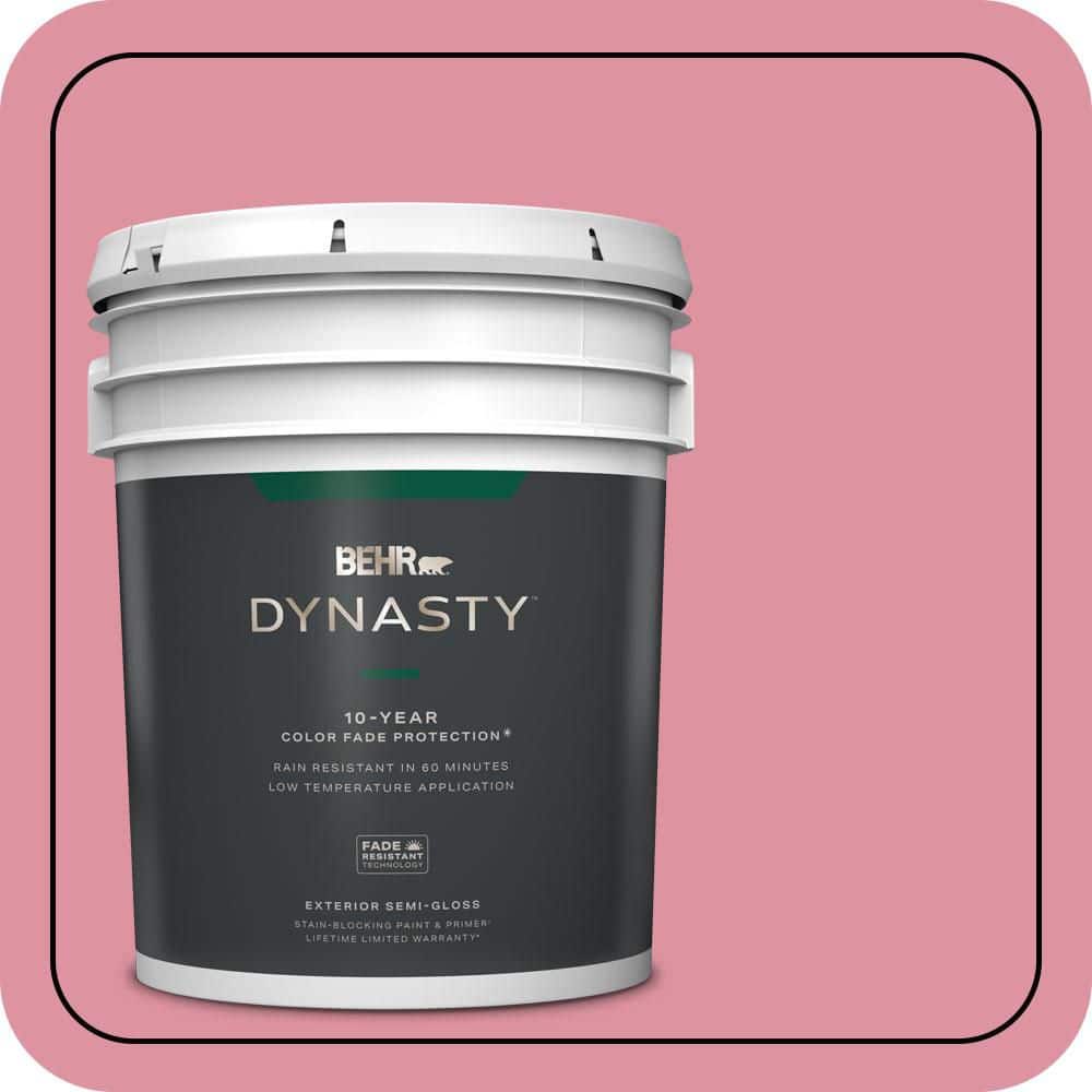 5 gal. #120C-3 Rose Marquis Semi-Gloss Enamel Exterior Stain-Blocking Paint & Primer price history on PriceWatchPro