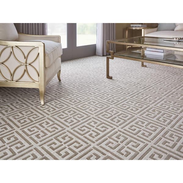 9 in. x 9 in. Pattern Carpet Sample - Pandora - Color Reflection