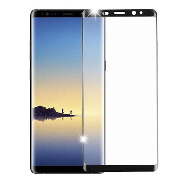 MYBAT Full Coverage Tempered Glass Screen Protector For Samsung Galaxy Note 8, Black