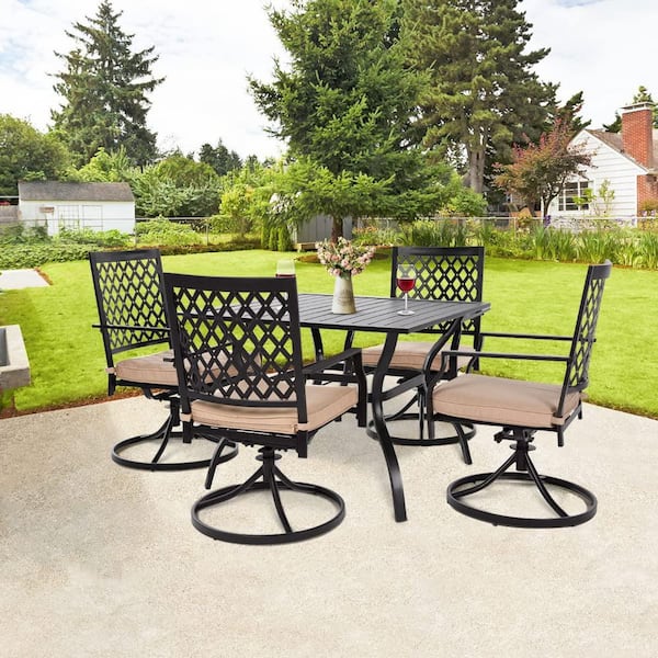 Home depot wrought iron patio deals chairs