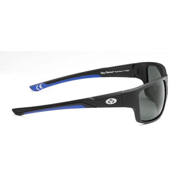 Flying Fisherman 7712TAG Sand Bank Polarized Sunglasses, Matte Tortoise  Frame, Amber-Green Mirror Lens, Medium