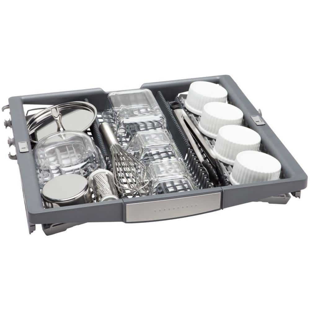 24" Stainless Steel Smart Built-In Dishwasher with Flexible Rack