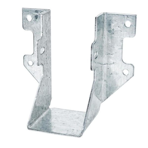 2 in. x 4 in. Galvanized 18-Gauge Joist Hangers, Double Shear Header Brackets for Wood Construction Connectors, 20-Pack