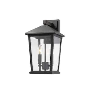 Beacon Oil Rubbed Bronze Outdoor Hardwired Lantern Wall Sconce with No Bulbs Included