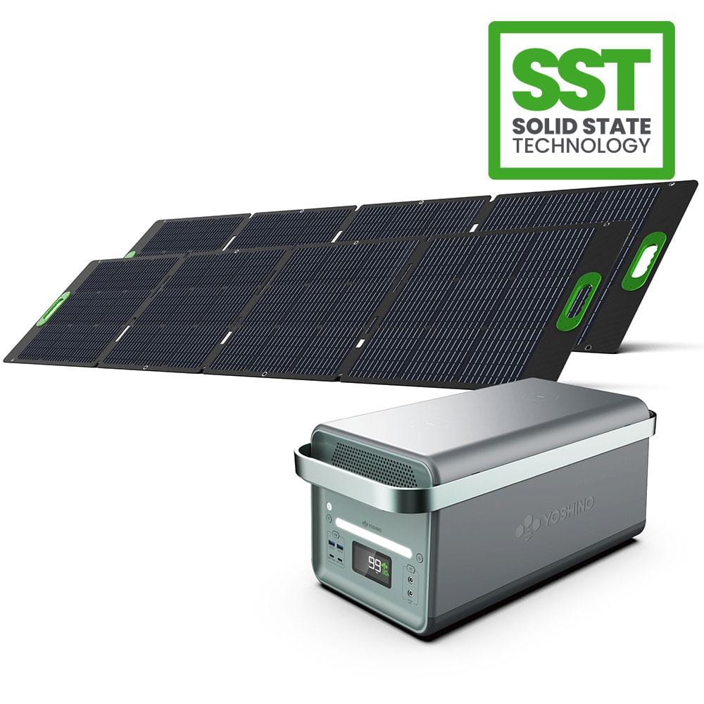 YOSHINO Solid-State Solar Battery Generator 4,000W (2,611Wh