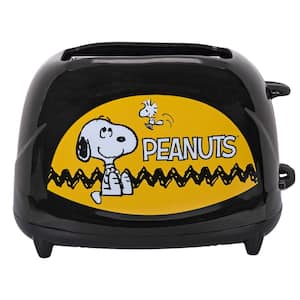 Black Peanuts Snoopy 2-Slice Toaster