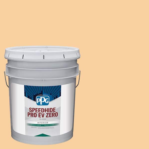 PPG Speedhide Pro EV Zero 5 gal. PPG1203-4 Ginger Peach Semi-Gloss Interior Paint