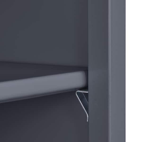 Sandusky Mobile Bookcase Series 42 in. Tall Charcoal Metal 3