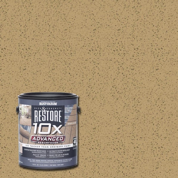 Rust-Oleum Restore 1 gal. 10X Advanced Dune Deck and Concrete Resurfacer