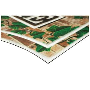 Foliage Home Multi-Colored 18 in. x 30 in. Indoor/Outdoor Doormat