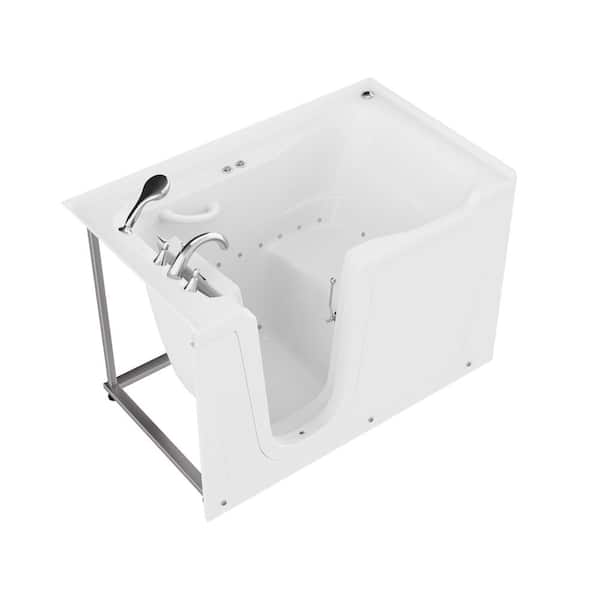 Universal Tubs HD Series 36 in. x 60 in. Left Drain Quick Fill Walk-In Air Tub in White