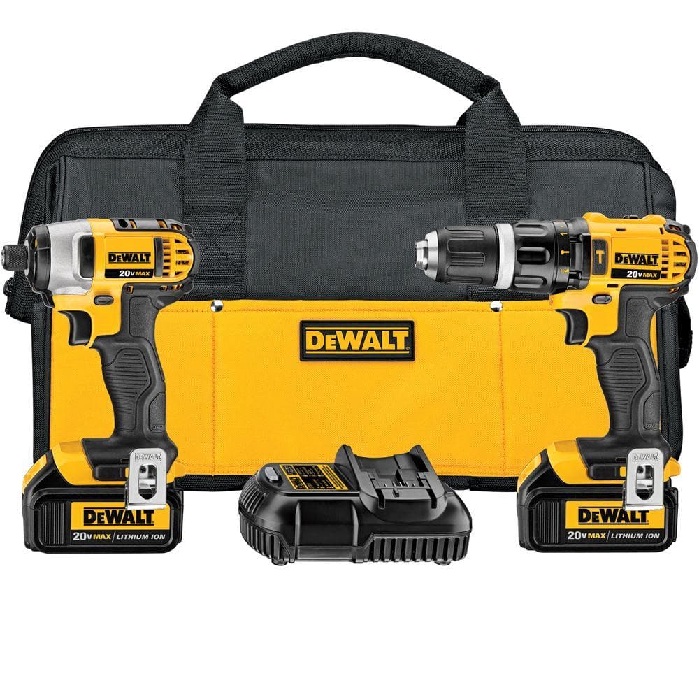 home depot dewalt hammer drill combo