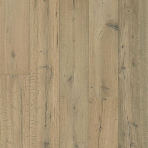 Wilted Oxford Oak 5/8 in. T x 7.5 in. W Tongue and Groove Wire Brushed Engineered Hardwood Flooring (31.09 sq.ft./case)