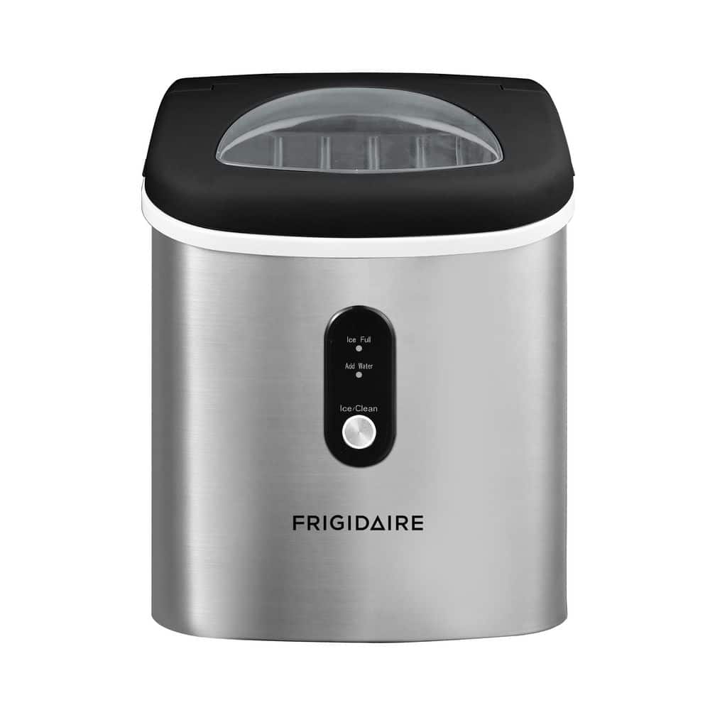 Compact Stainless Steel Portable Countertop Ice Maker