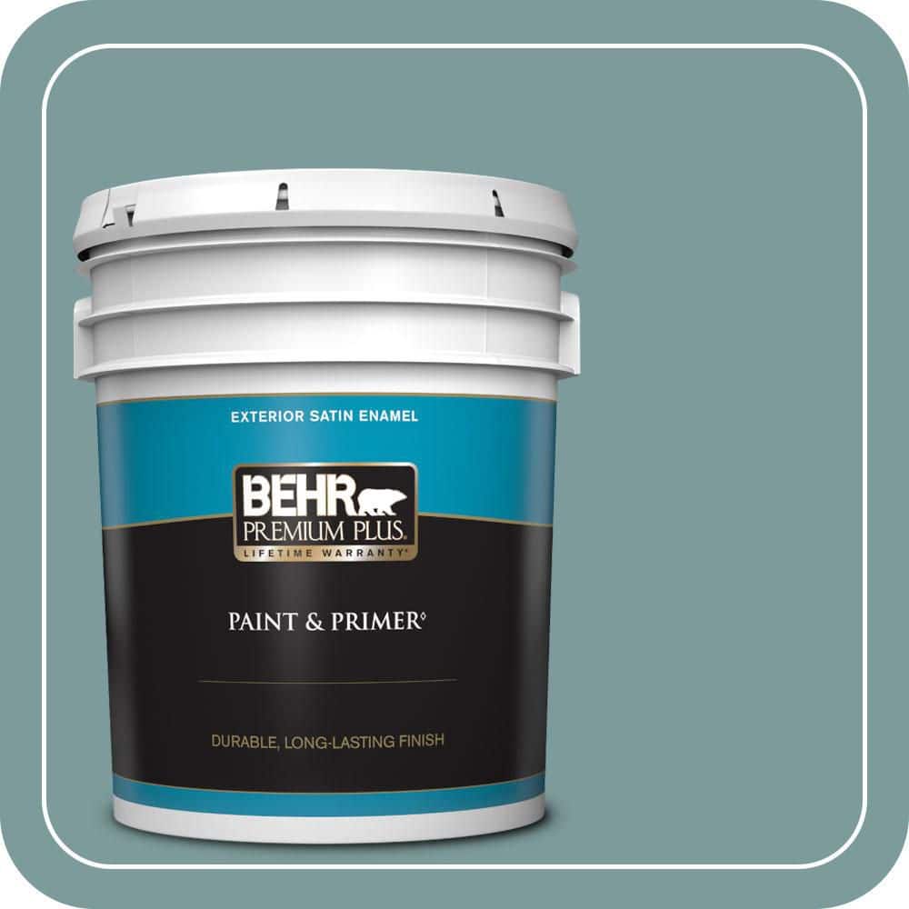 5 gal. #PMD-35 Blue Agave Satin Enamel Exterior Paint & Primer price history on PriceWatchPro