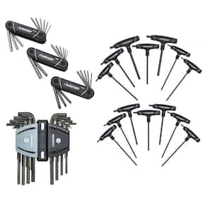 Husky 14-Piece T-Handle SAE & MM Hex Key Set HTHKSM14PCN - The