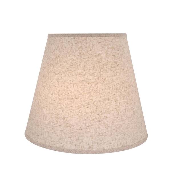 Aspen Creative 32801 Transitional Bell Shape Construction Beige 18 Wide 11 X 15 Spider Lamp Shade, Extra Large Beige Lamp Shade