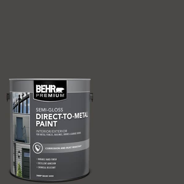 1 gal. #HDC-CL-14A Warm Onyx Semi-Gloss Direct to Metal Interior/Exterior Paint