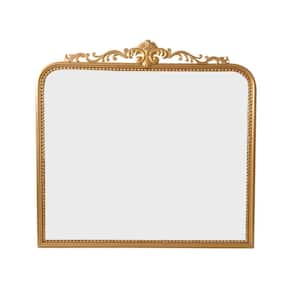 Camans-G 30-inch x 30-inch Framed Mirror in Gold