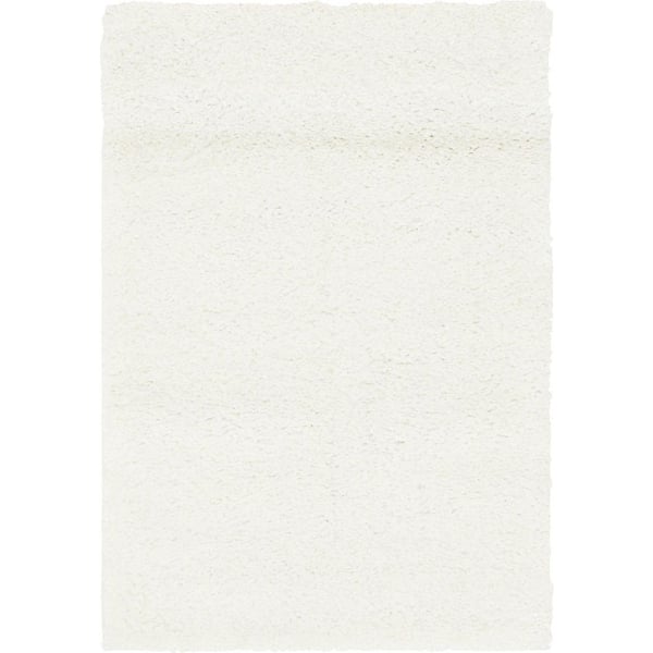 Unique Loom Solo Calabasas Snow White 2' 2 x 3' 0 Area Rug