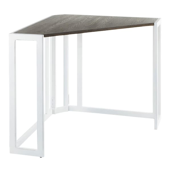 Lumisource 46 in. Corner White Computer Desk