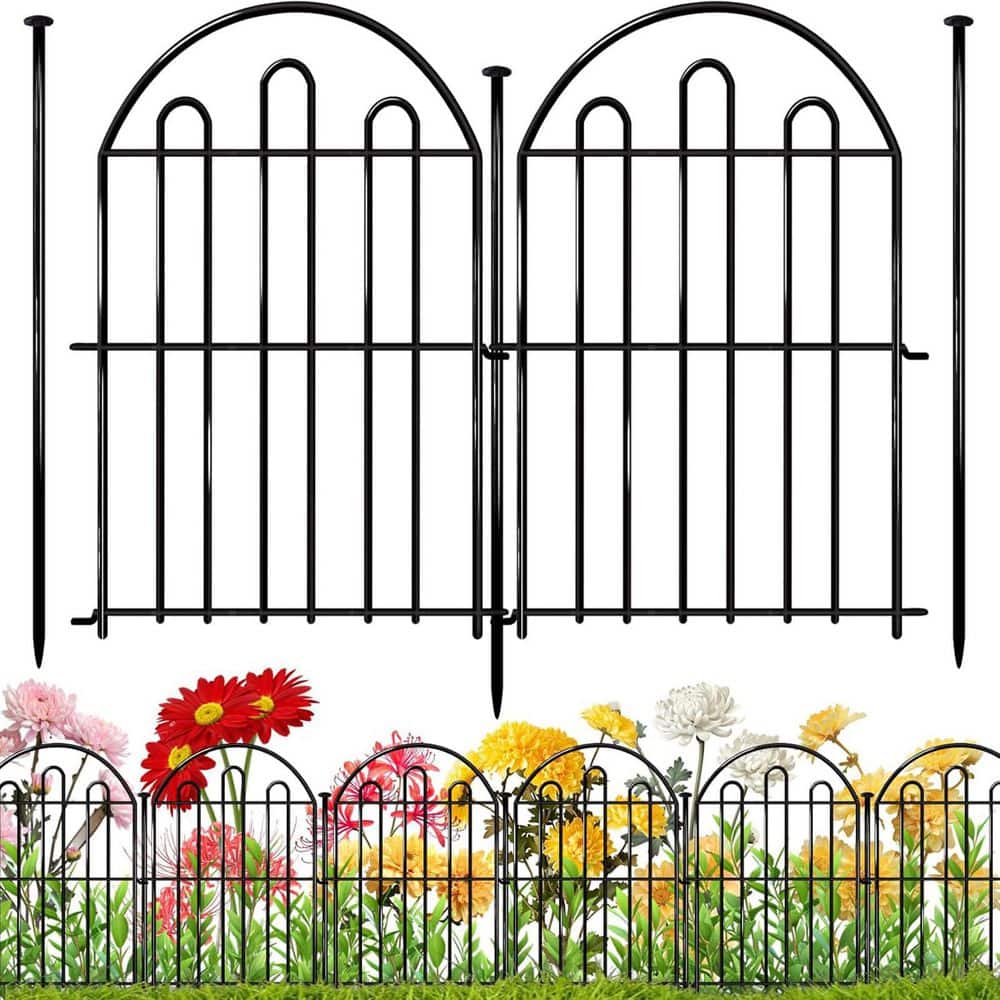 28ft L x 17in H Black Metal No Dig Fencing Installation Garden Animal Barrier Fence Edging Rustproof 26-Pack price history on PriceWatchPro