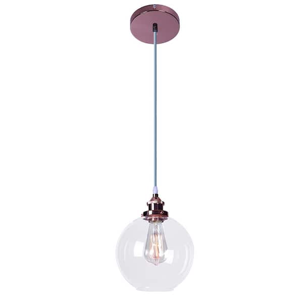 Warehouse of Tiffany Shimar 1-Light Rose Gold Pendant