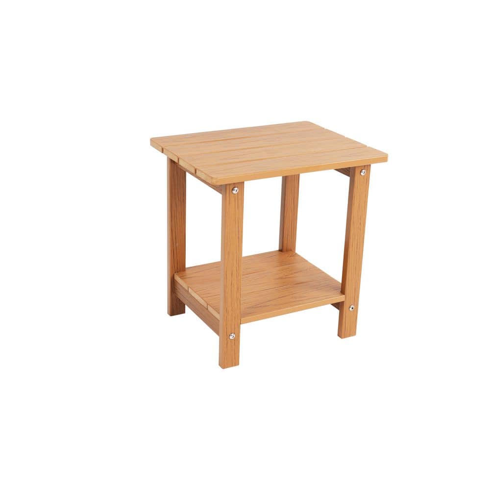 Teak Wood Outdoor Side Table With Eco-Friendly Wood Oil Finish price history on PriceWatchPro