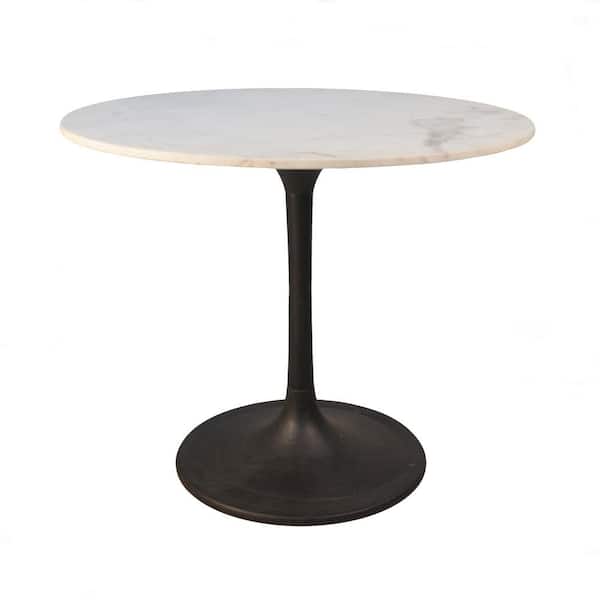 36 In Enzo Black Round Marble Top, Round Marble Table Top