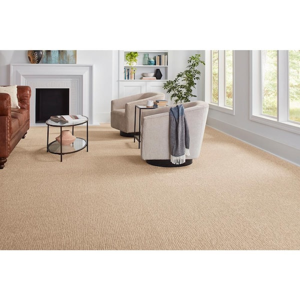 8 in. x 8 in. Pattern Carpet Sample - Truse -Color Sand Castle MO