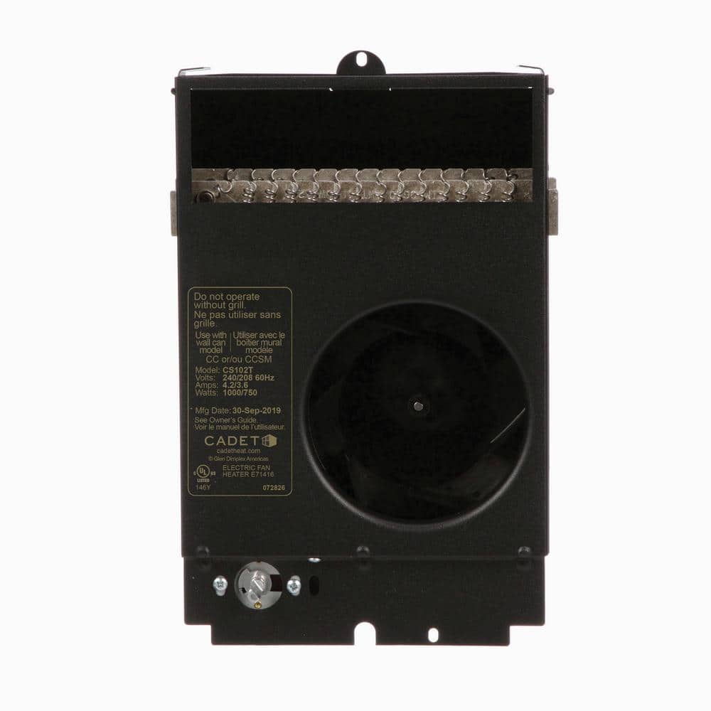 240/208-volt 1,000/750-watt Com-Pak In-wall Fan-forced Replacement Electric Heater Assembly with Thermostat price history on PriceWatchPro