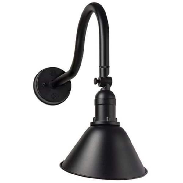 AQLIGHTING 120v Black Hardwired Outdoor Weather Resistant Spotlight with No Bulbs Included