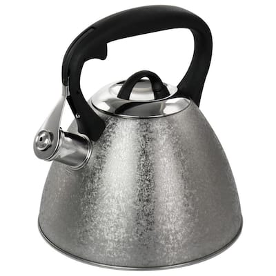 10-Cup Stainless Steel Whistling Tea Kettle