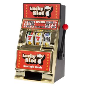 Mini Lucky 7s Slot Machine Coin Bank