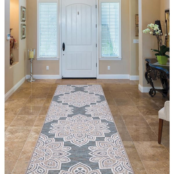 Heavy Duty Outdoor/Indoor Custom Size Carpet Runner Rug