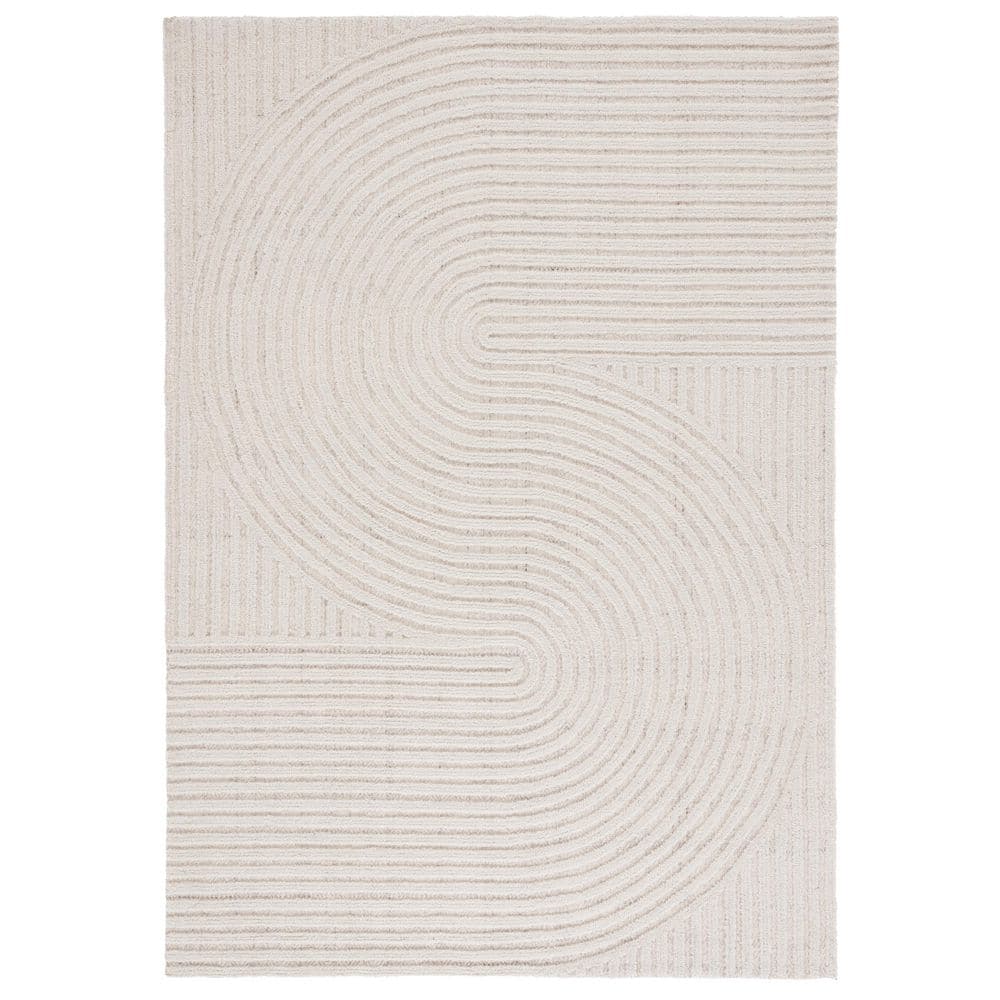 Southampton 3 ft. x 5 ft. Ivory Meander Striped Area Rug price history on PriceWatchPro