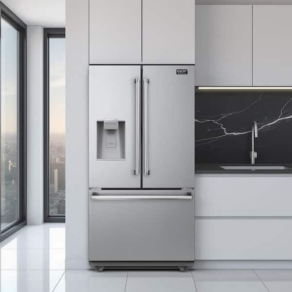 Kucht 36 in. 28.9 cu. ft. Standard Depth Freestanding French Door