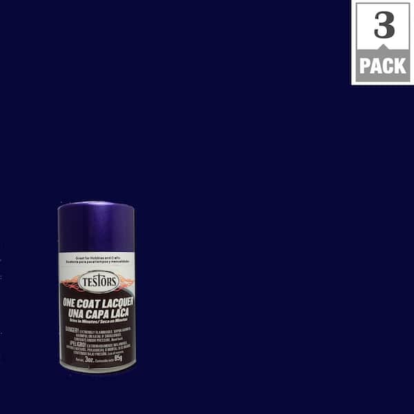 Testors 3 oz. Purplelicious Lacquer Spray Paint (3-Pack)