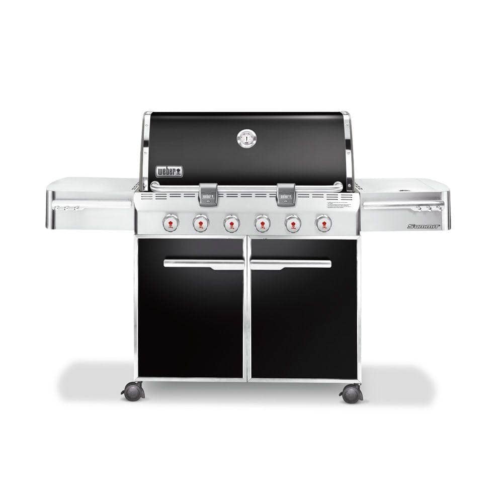 Weber Summit E-620 6-Burner Propane Gas Grill in Black 7321001