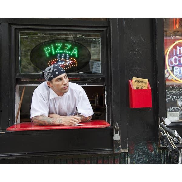 23 in. x 14 in. LED Oval Pizza Sign