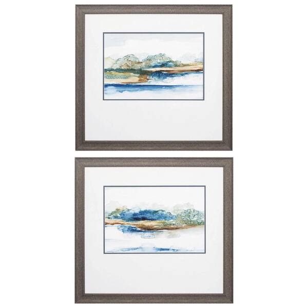 HomeRoots Victoria Distressed Wood Toned Gallery Frame (Set of 2)