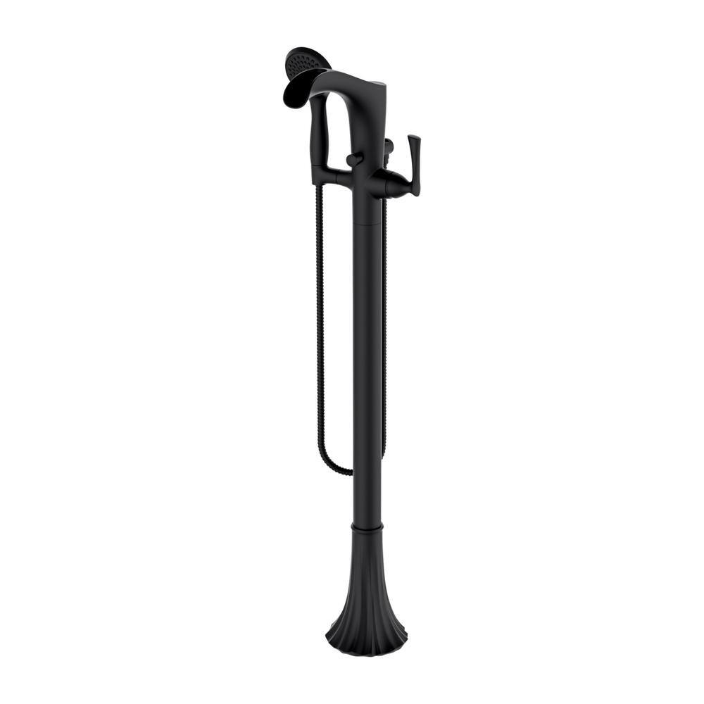Rhen 1-Handle Tub Filler Trim Kit with Handshower in Matte Black (Valve Not Included) price history on PriceWatchPro