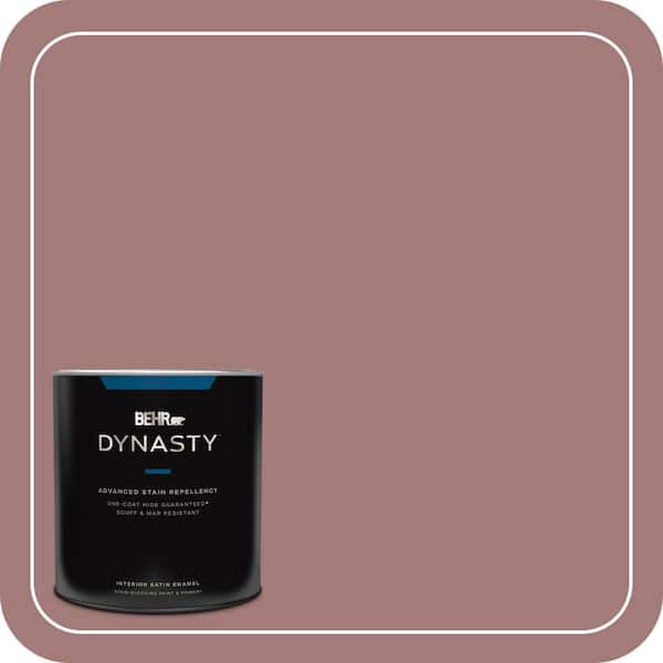 BEHR DYNASTY 1 qt. #ICC-108 Brwithied Apple Satin Enamel Interior Stain-Blocking Paint & Primer