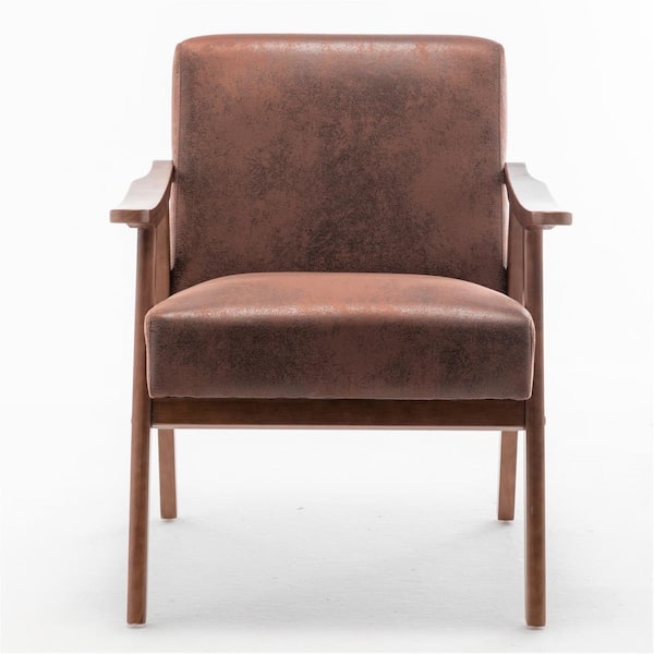 US Pride Furniture Cedrice 26. in. Light Brown Microfiber Arm Chair