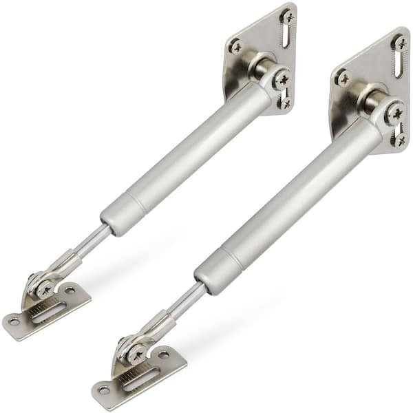 Gas Spring Hinge, 2-Pack Slow Down Drop Leaf for Cabinets Desks, Slowly Open and Drop Leaf, Smooth Quiet Operation