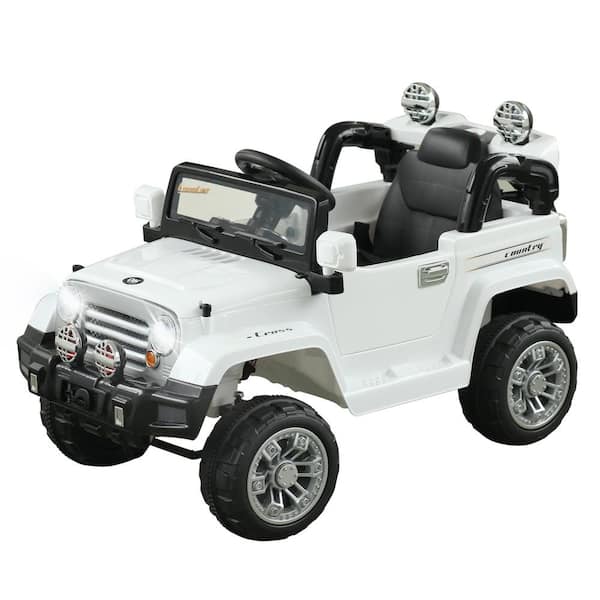 AFAIF Kids Ride-on Car, Off-Road Truck with MP3 Connection, Working Horn, Steering Wheel, and Remote Control, 12V Motor
